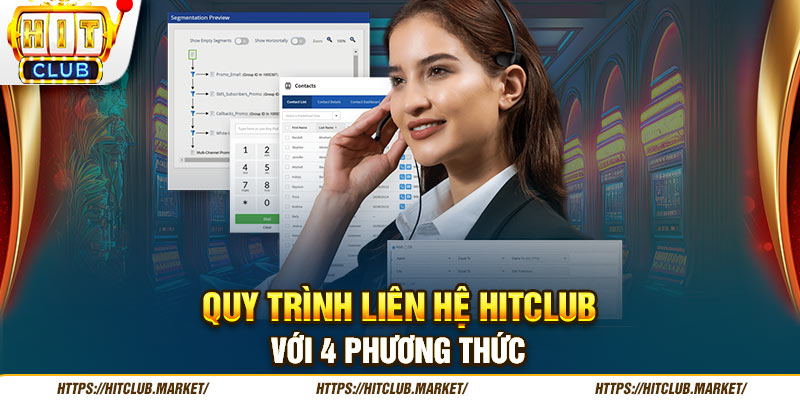 Quy trình liên hệ Hitclub với 4 phương thức